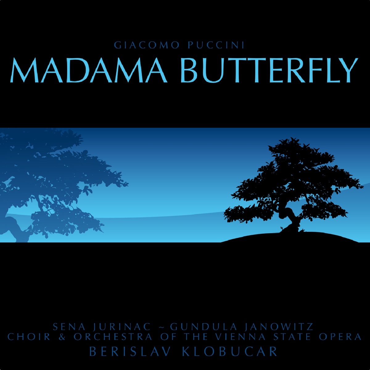 Puccini: Madama Butterfly by Choir & Orchestra of the Vienna State Opera, Berislav Klobucar & Sena Jurinac album cover