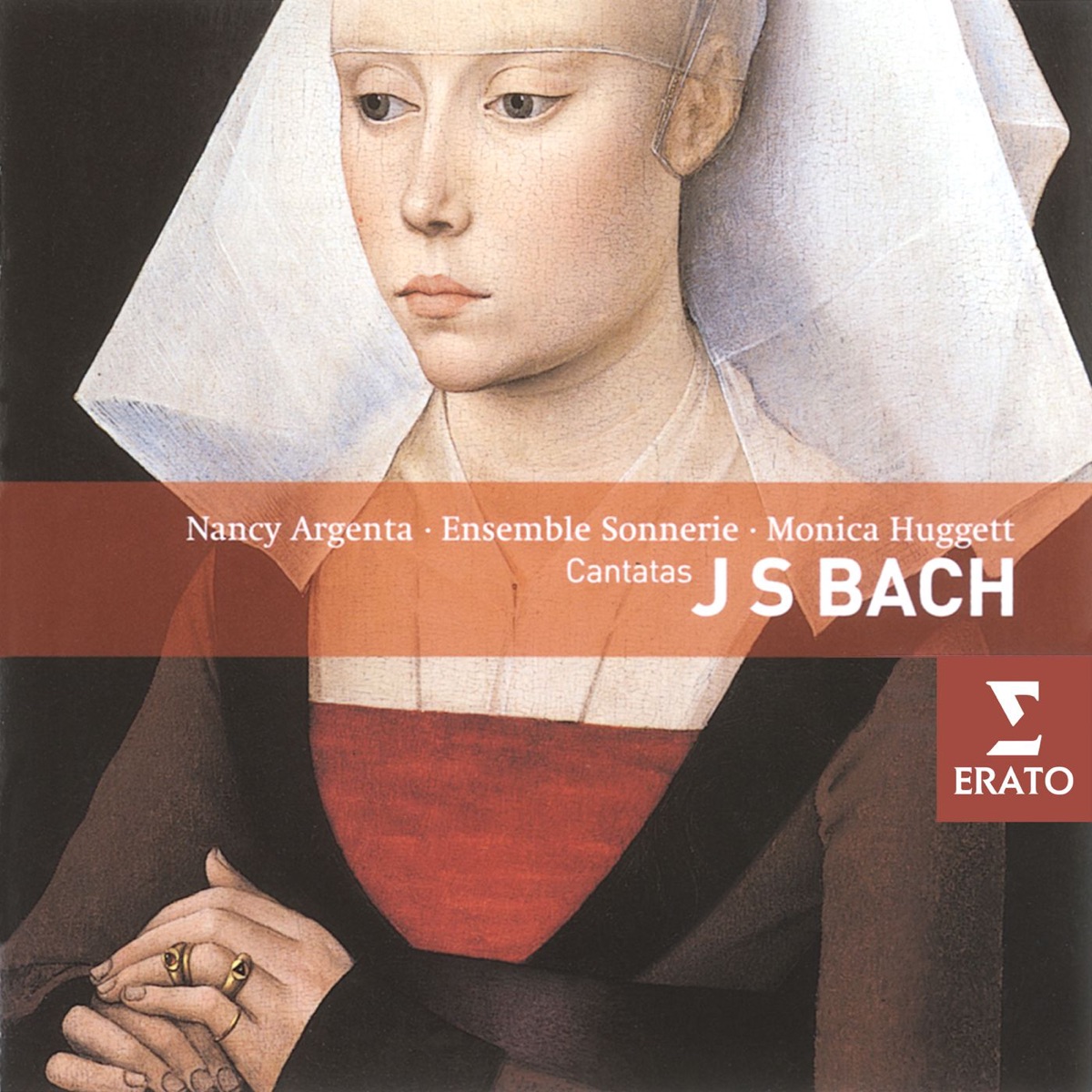 Bach: Cantatas, BWV 51, 82, 84, 199, 202 "Wedding Cantata" & 209 "Italian Cantata" by Monica Huggett, Ensemble Sonnerie & Nancy Argenta album cover