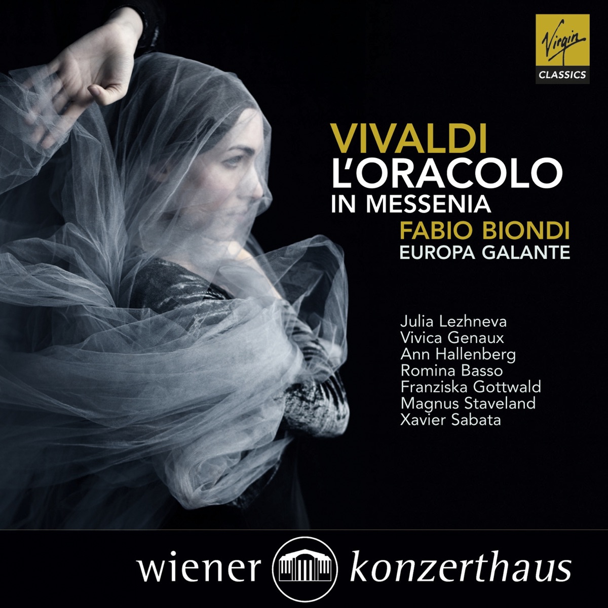 Vivaldi Oracolo in Messenia by Ann Hallenberg, Europa Galante, Franziska Gottwald, Julia Lezhneva, Magnus Staveland, Romina Basso, Vivica Genaux & Xavier Sabata album cover
