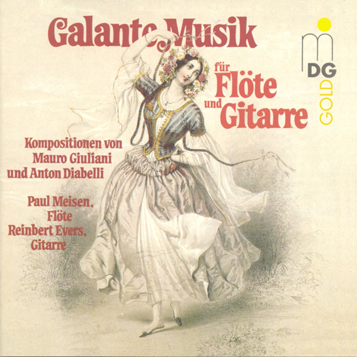 Galante Musik für Flöte und Gitarre by Paul Meisen & Reinbert Evers album cover