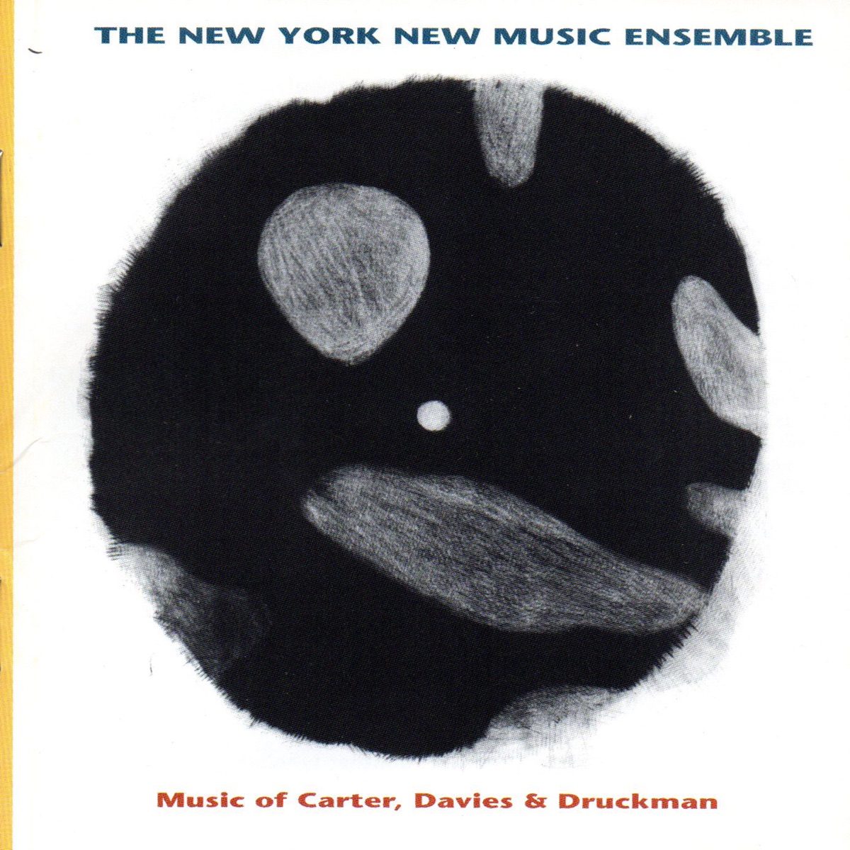 Music of Carter, Davies & Druckman by New York New Music Ensemble & Robert Black album cover