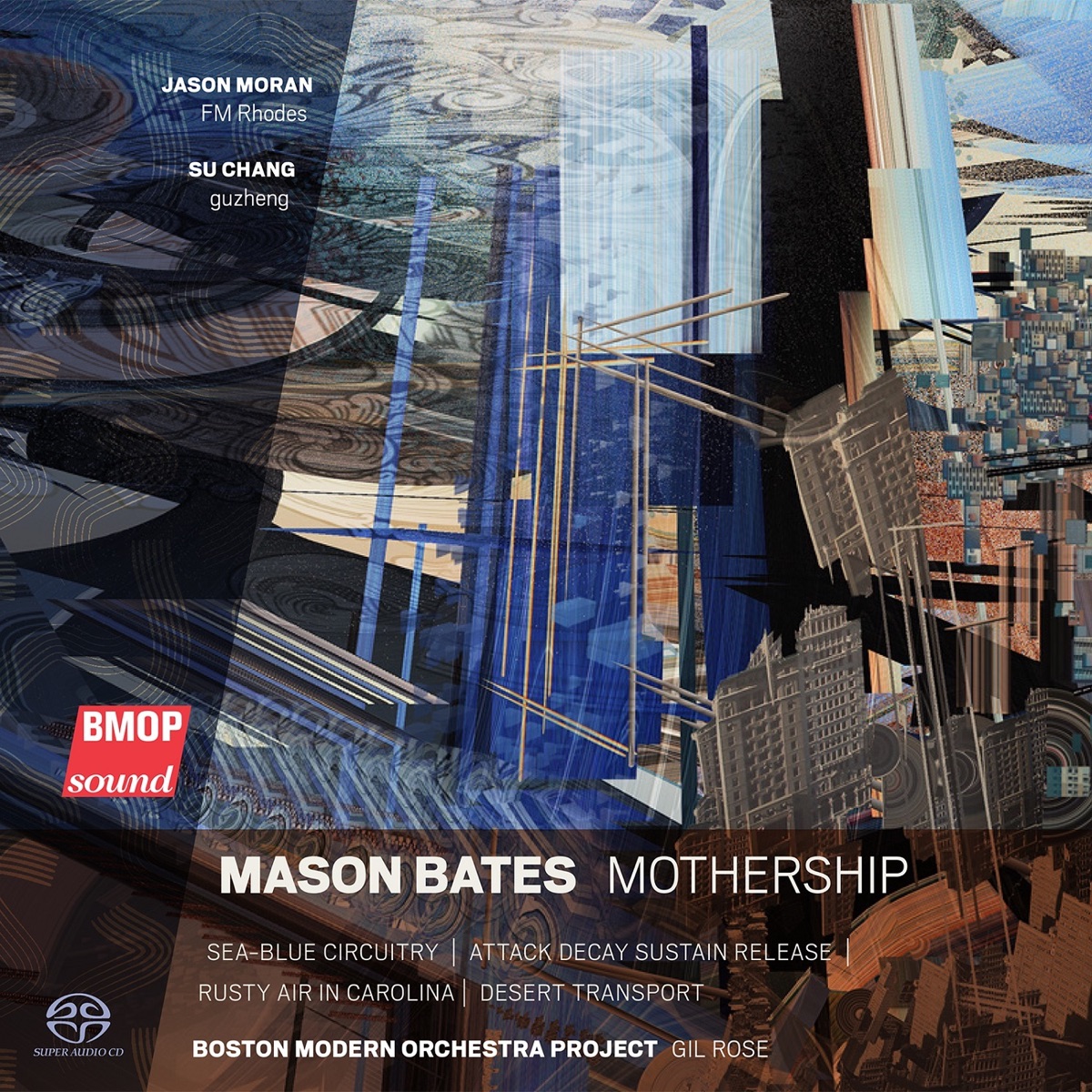Mason Bates: Mothership by Boston Modern Orchestra Project & Gil Rose album cover