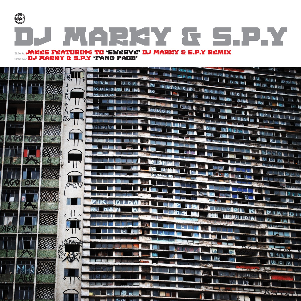 Swerve (DJ Marky & S.P.Y Remix) / Fang Face - Single by Jakes, DJ Marky & S.P.Y album cover