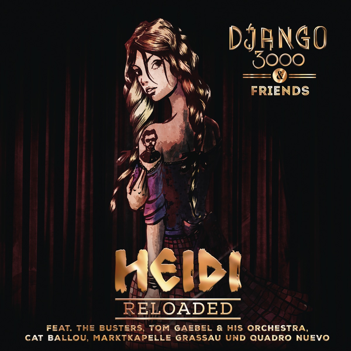 Django 3000 & Friends: Heidi Reloaded - EP by Django 3000 album cover