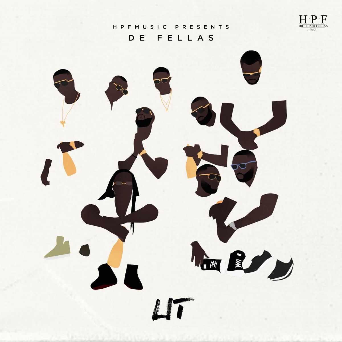 Lit - Single by De Fellas album cover