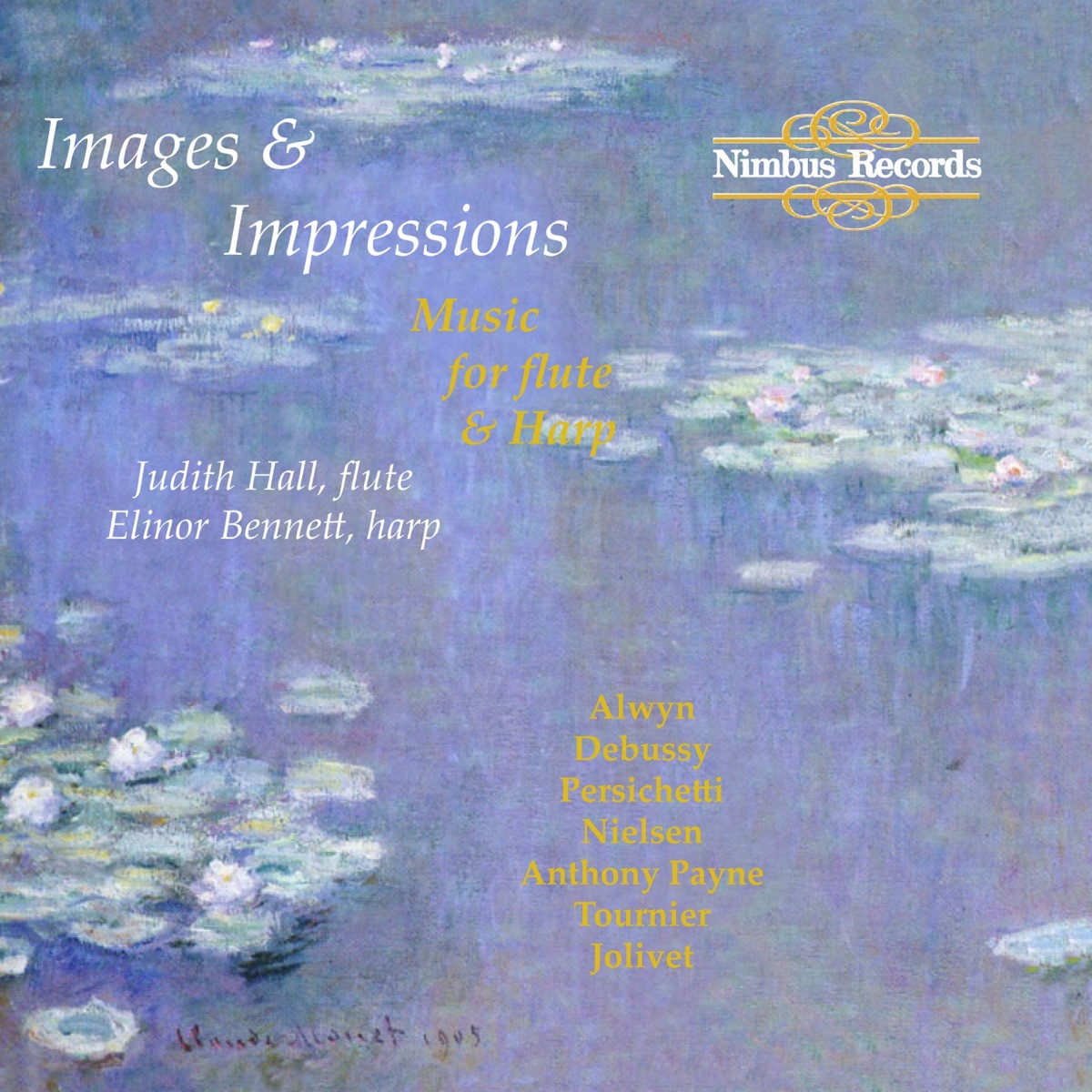 Images & Impressions: Music for Flute and Harp by Judith Hall & Elinor Bennett album cover