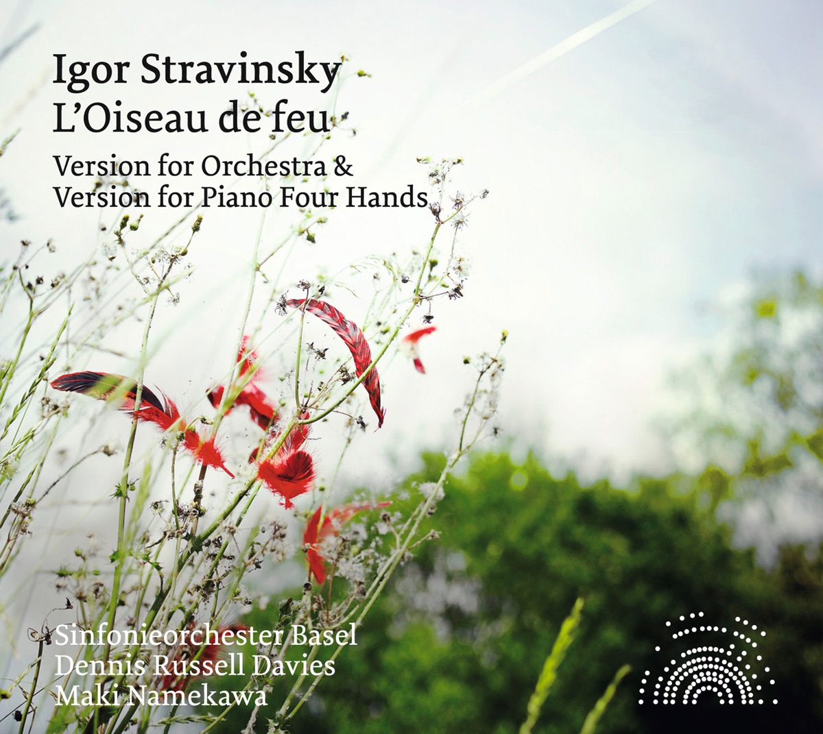 Stravinsky: The Firebird by Dennis Russell Davies, Maki Namekawa & Sinfonieorchester Basel album cover