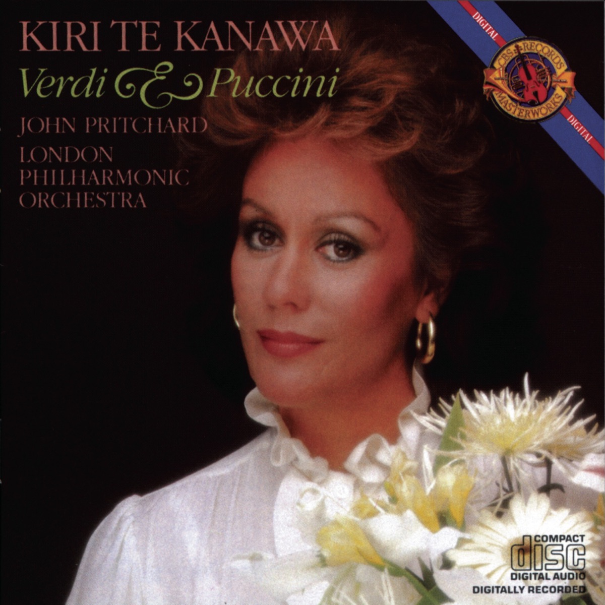 Kiri Te Kanawa Sings Verdi and Puccini Arias by Dame Kiri Te Kanawa, London Philharmonic Orchestra & John Pritchard album cover