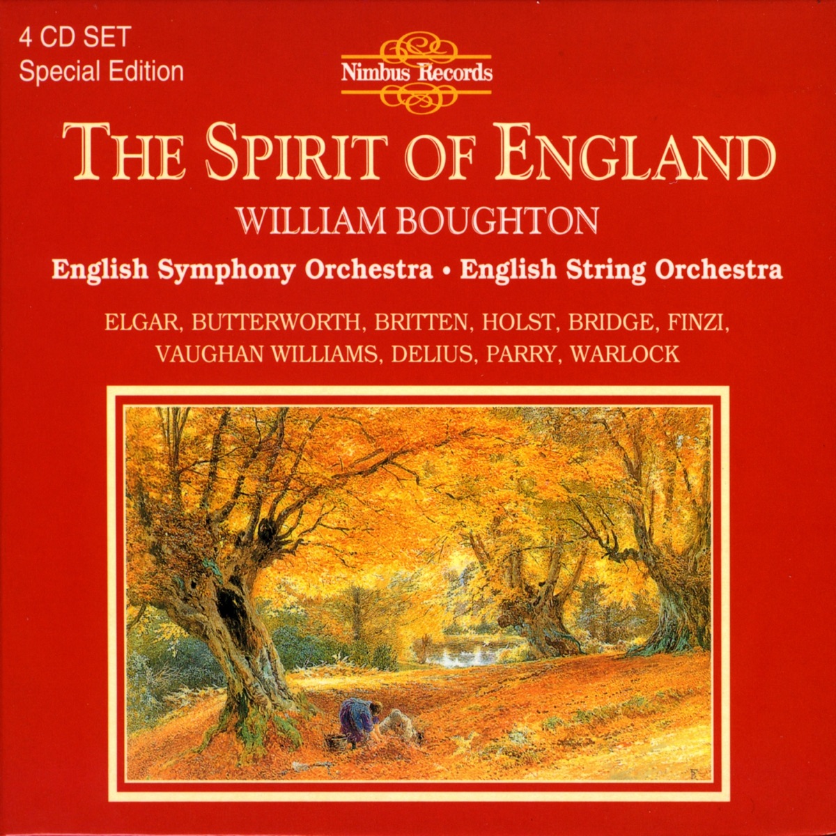 The Spirit of England Volume 1 by English Symphony Orchestra, English String Orchestra & William Boughton album cover