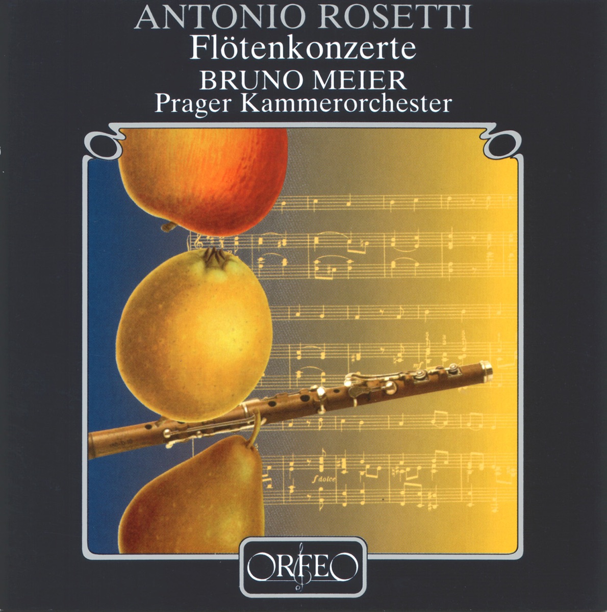 Rosetti: Flute Concertos by Bruno Meier, Prager Kammerorchester & Antonin Hradil album cover
