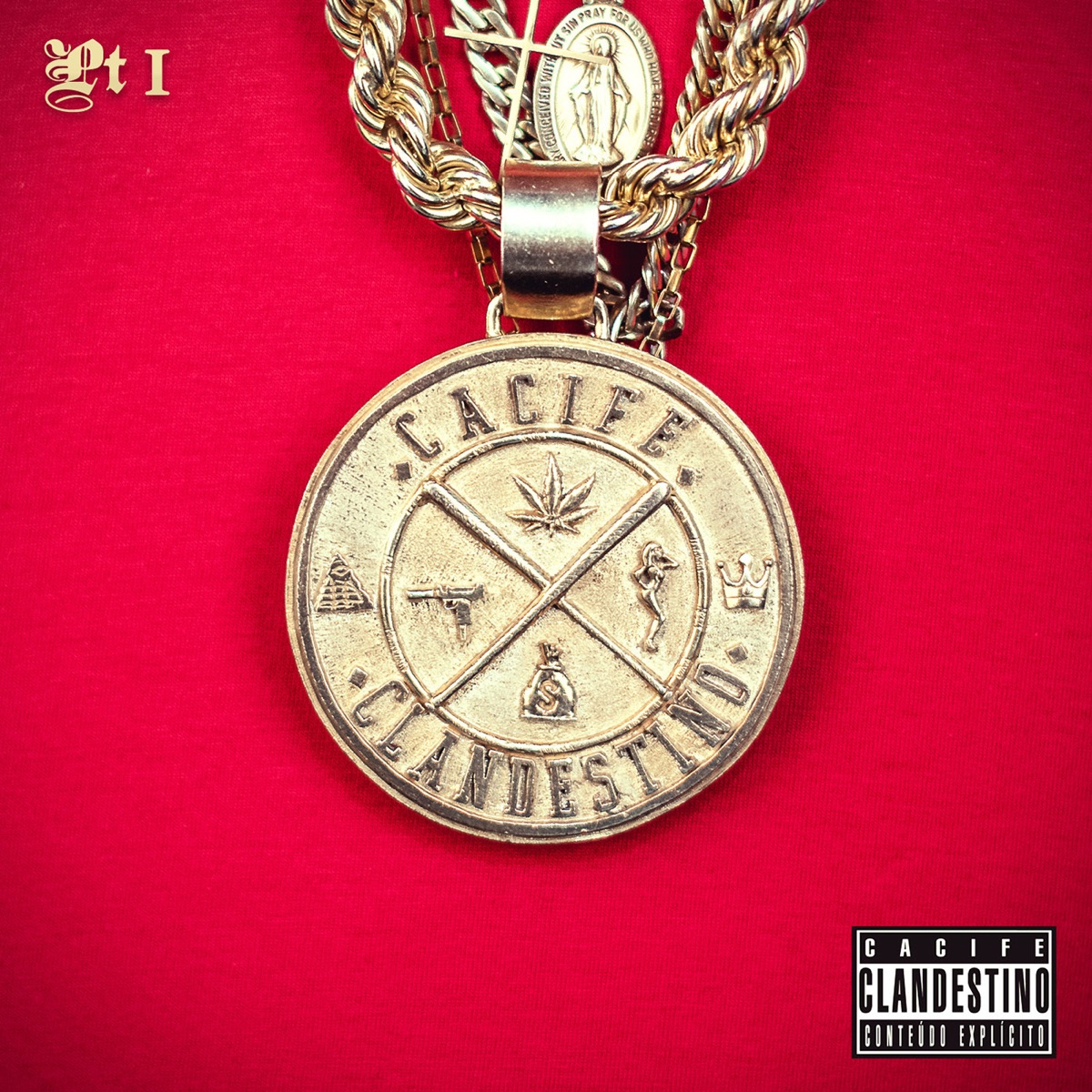 Conteúdo Explícito, Pt. 1 by Cacife Clandestino & Felp 22 album cover