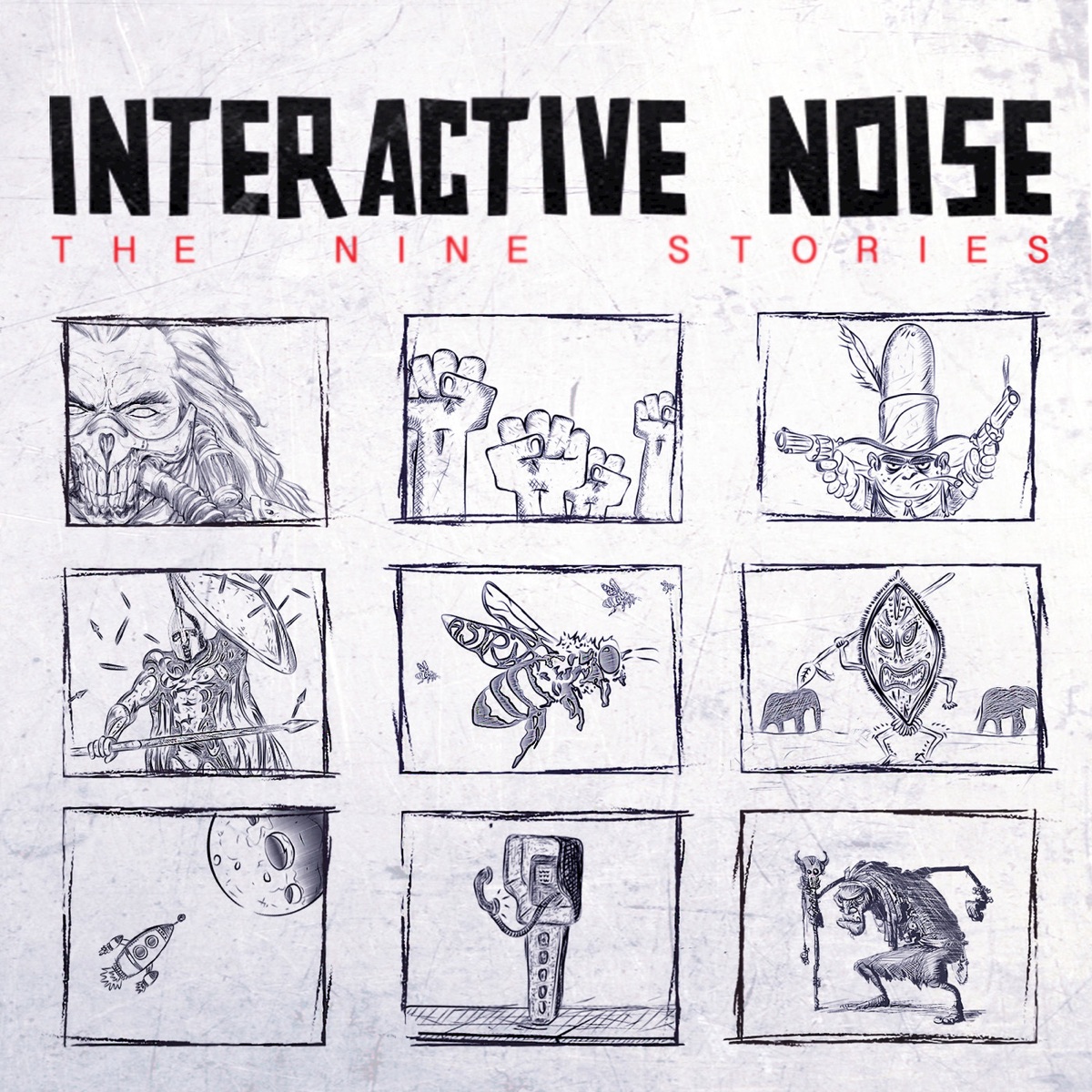 The Nine Stories by Interactive Noise & Astrix album cover