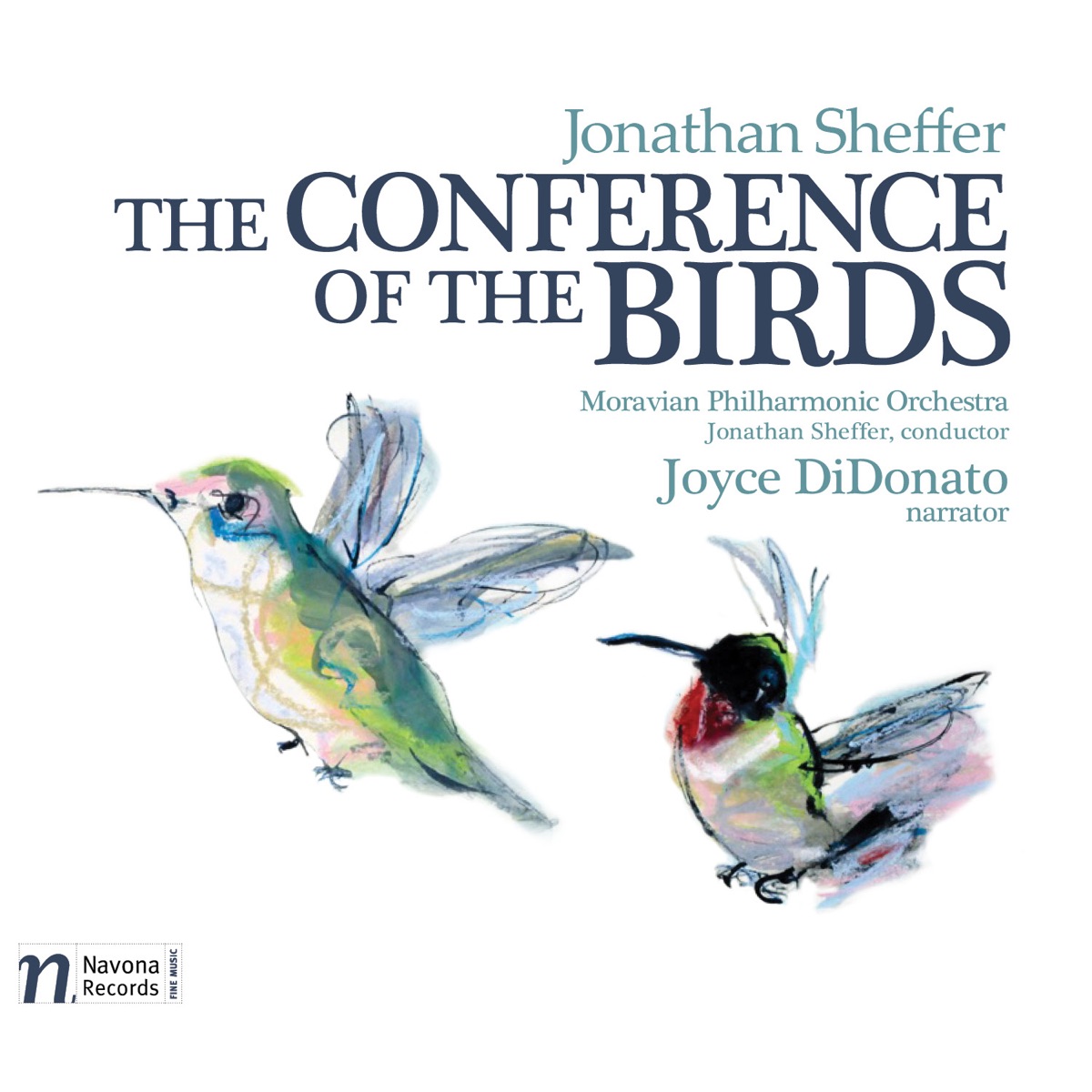 Jonathan Sheffer: The Conference of the Birds by Moravská filharmonie Olomouc & Jonathan Sheffer album cover