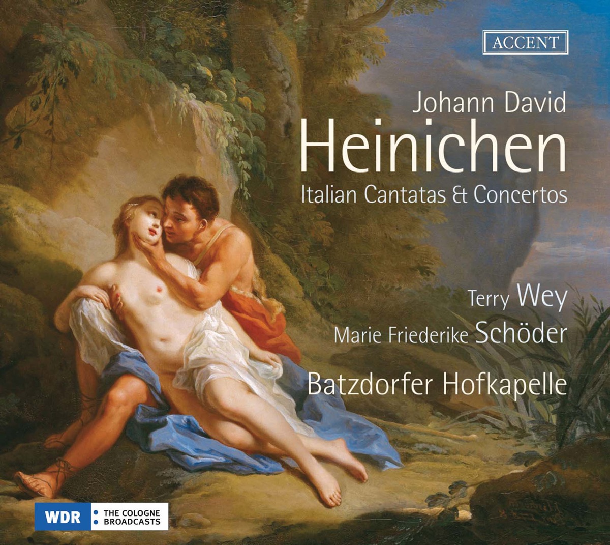 Heinichen: Italian Cantatas & Concertos by Maria Friederike Schoder, Terry Wey & Batzdorfer Hofkapelle album cover