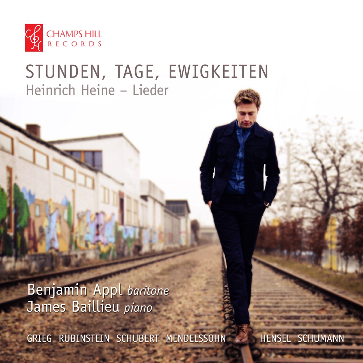 Stunden, Tage, Ewigkeiten: Heinrich Heine – Lieder by Benjamin Appl & James Baillieu album cover