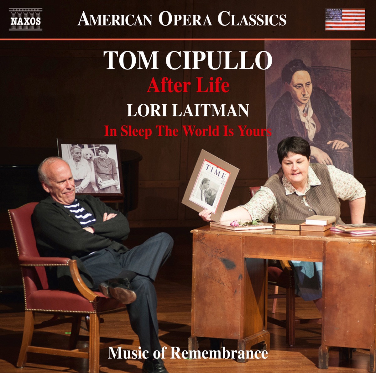 Tom Cipullo: After Life - Lori Laitman: in Sleep the World Is Yours by Catherine Cook, Robert Orth, Ava Pine, Music of Remembrance & Stilian Kirov album cover