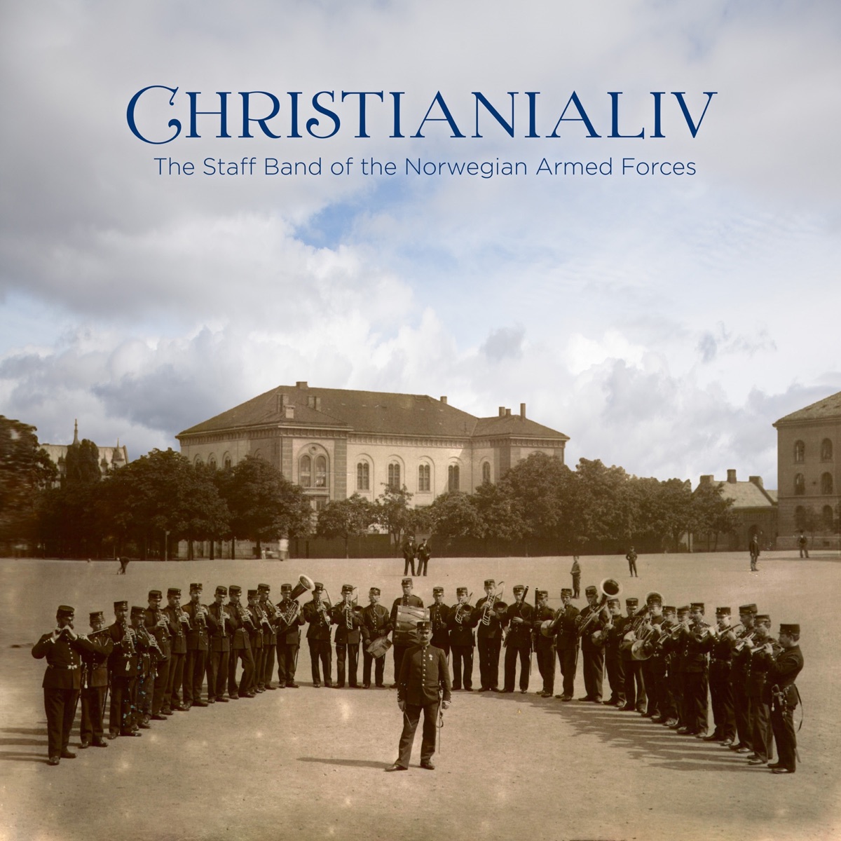 Christianialiv - Works from Norway's Golden Age of Wind Music by Ole Kristian Ruud, Forsvarets Stabsmusikkorps & The Staff Band Of The Norwegian Armed Forces album cover