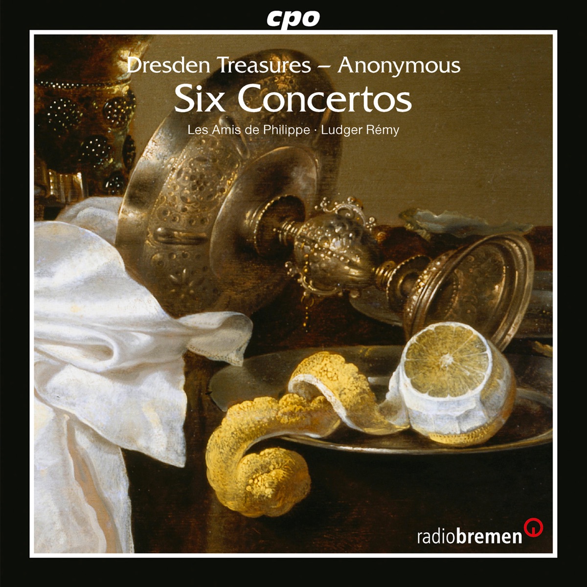 Dresden Treasures: 6 Concertos by Les Amis de Philippe & Ludger Rémy album cover