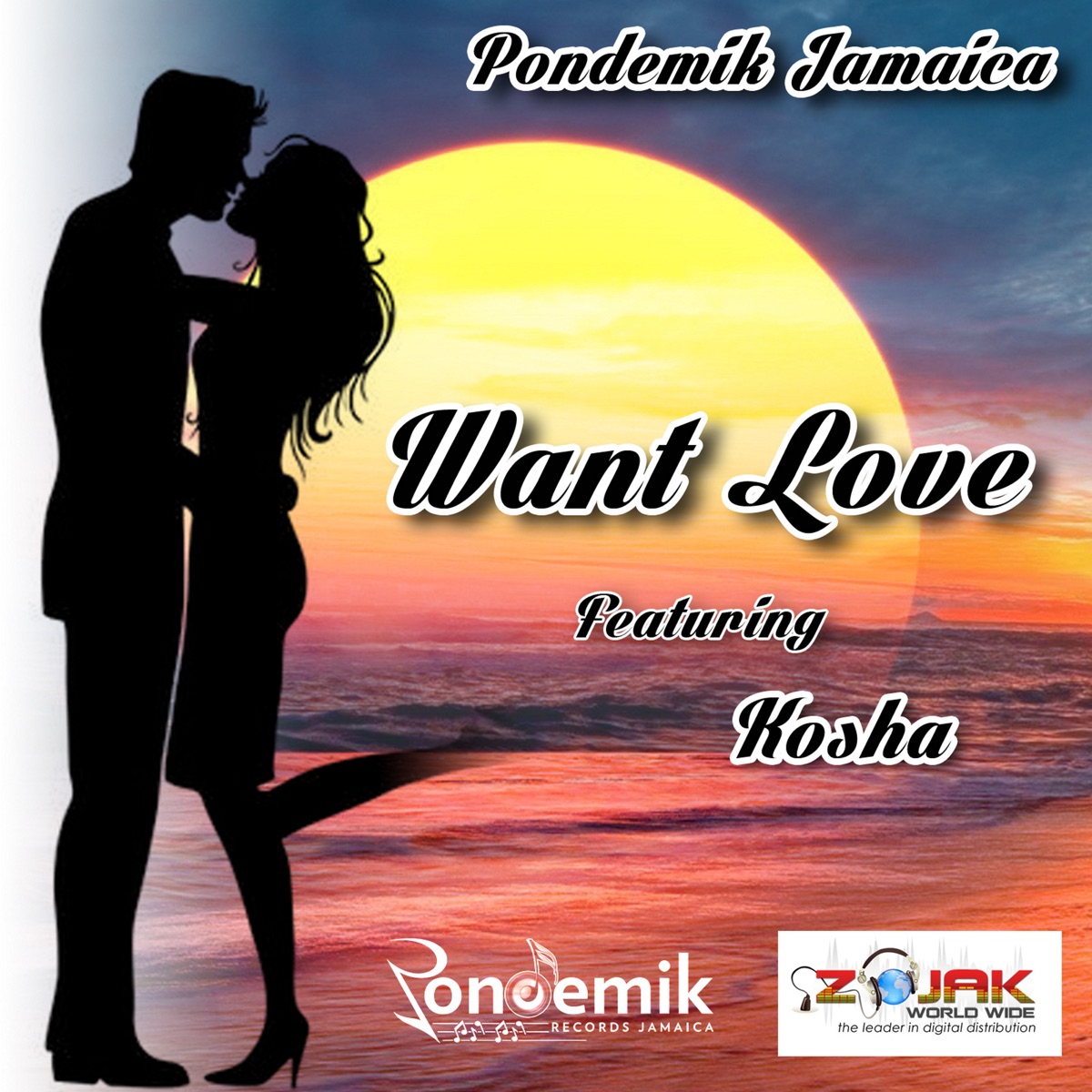 Want Love (feat. Kosha) - Single by Pondemik Jamaica album cover