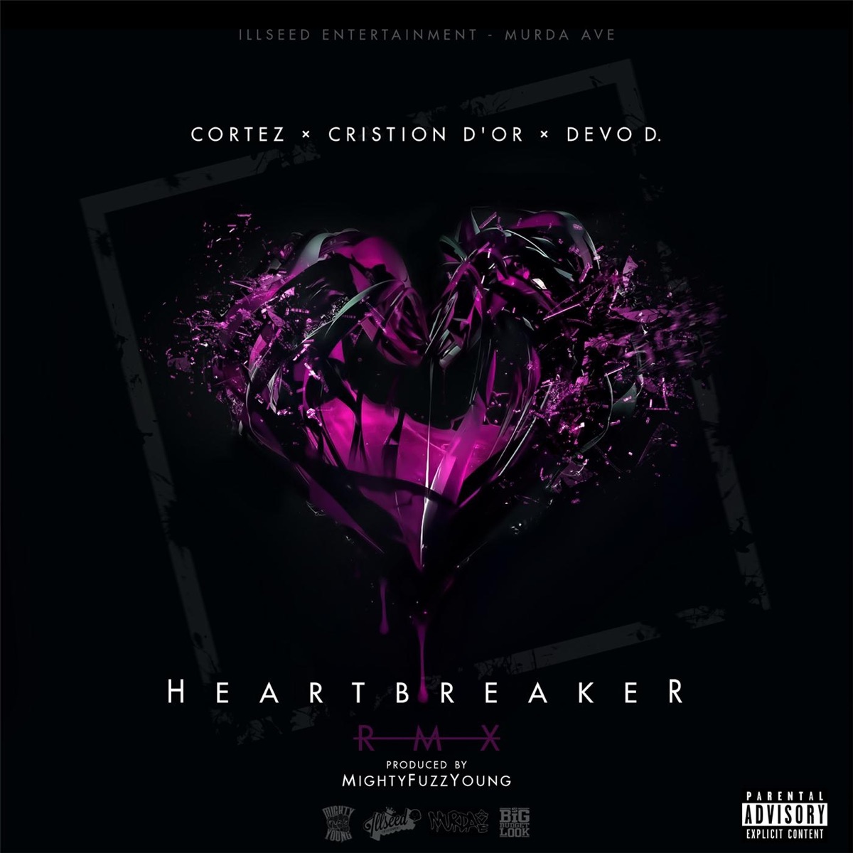 Heartbreaker (Mighty Fuzz Young Remix) [feat. Devo D & Cristion D'or] - Single by Cortez album cover