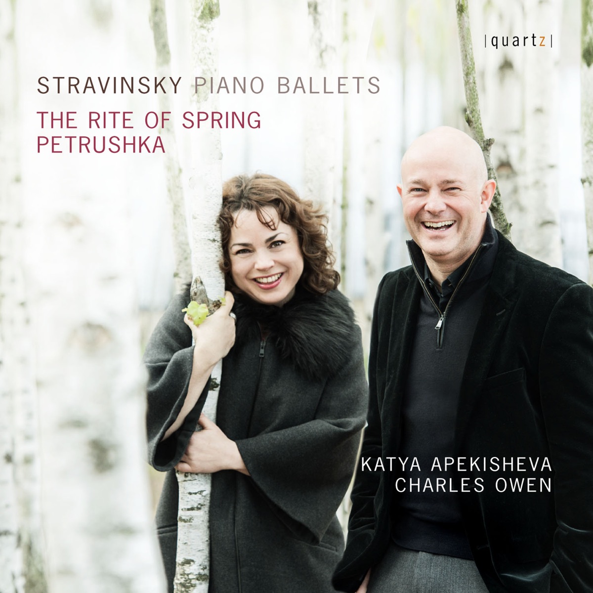 Stravinsky: Piano Ballets - Petrushka & The Rite of Spring by Katya Apekisheva & Charles Owen album cover