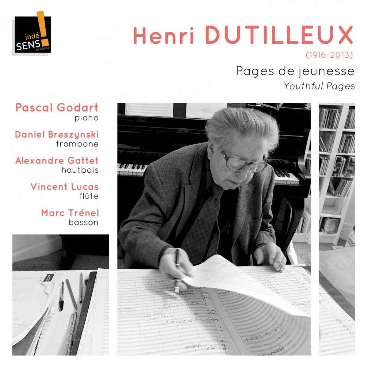 Dutilleux: Youthful Pages by Pascal Godart album cover