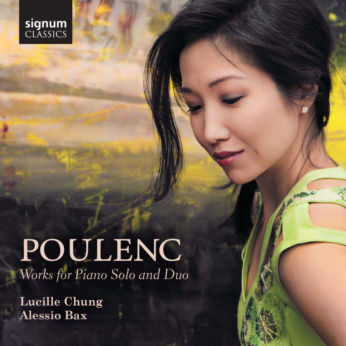 Poulenc: Works for Piano Solo and Duo by Lucille Chung & Alessio Bax album cover