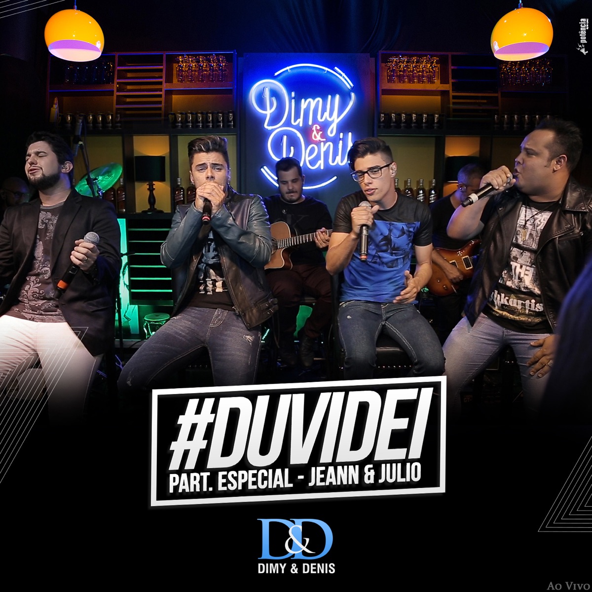 #Duvidei (Ao Vivo) [feat. Jeann & Julio] - Single by Dimy & Denis album cover