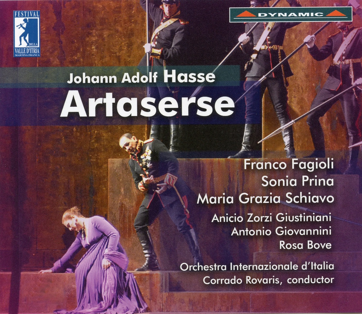 Hasse: Artaserse by Franco Fagioli, Sonia Prina, Maria Grazia Schiavo, Ensemble Barocco dell'Orchestra Internazionale d'Italia & Corrado Rovaris album cover