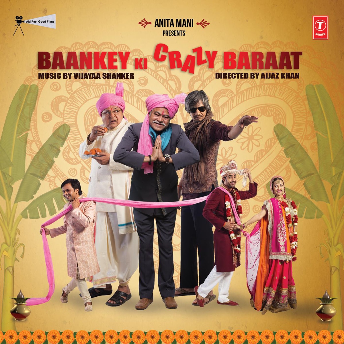 Baankey Ki Crazy Baraat (Original Motion Picture Soundtrack) - EP by Vijayaa Shanker & Abhishek Nehwal album cover