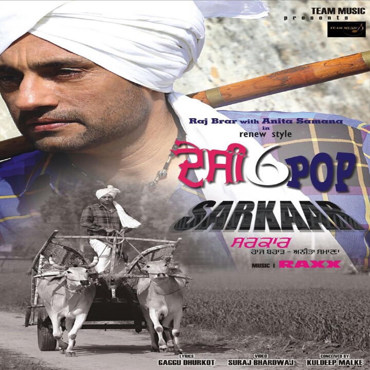 Sarkaar - Single by Raj Brar & Anita Samana album cover