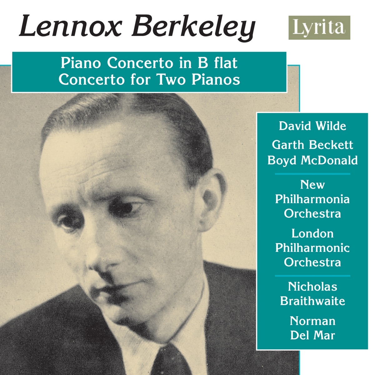 Berkeley: Piano Concertos by David Wilde, Garth Beckett & Boyd McDonald album cover