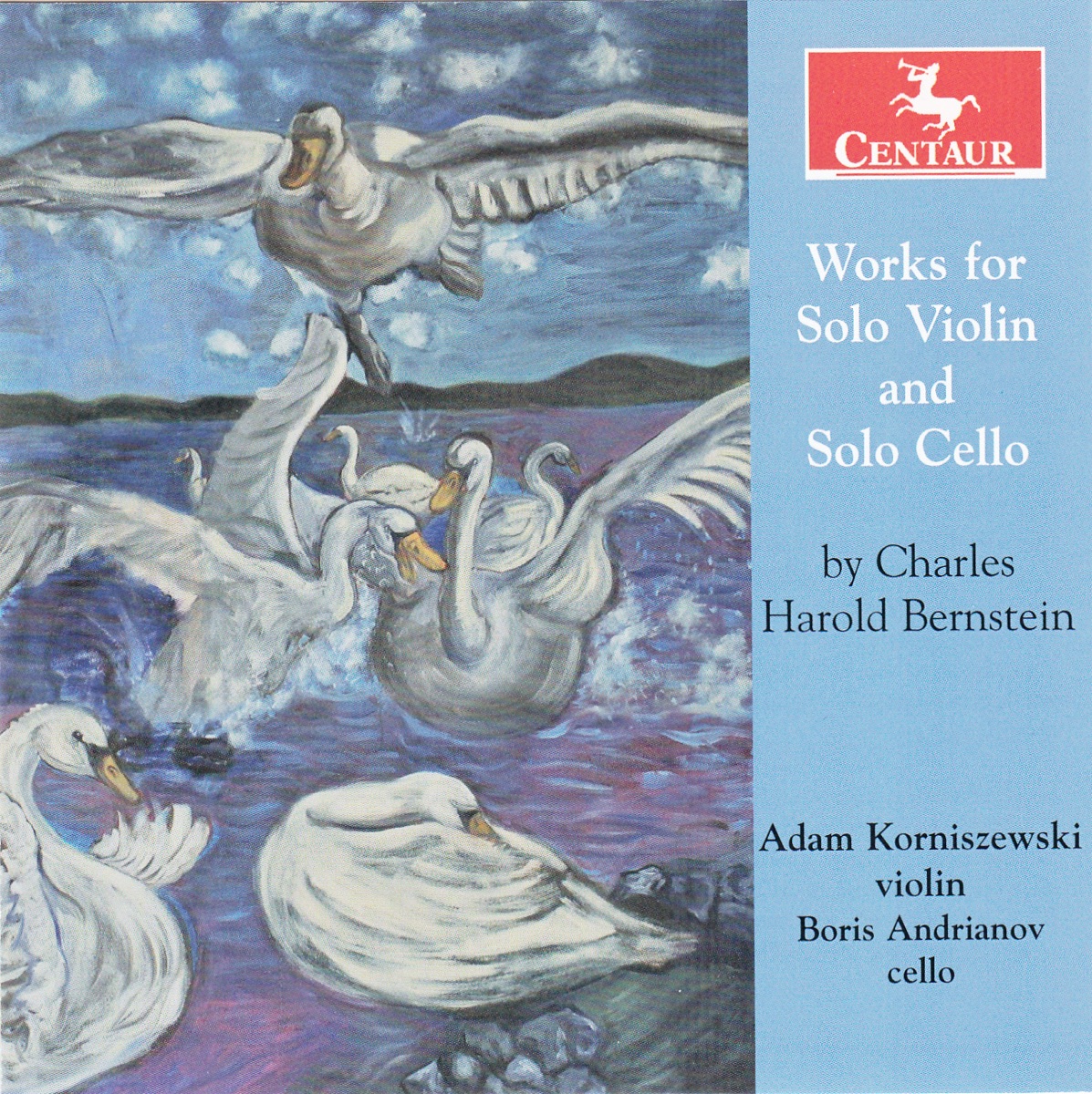 Charles Harold Bernstein: Works for Solo Violin & Solo Cello by Adam Korniszewski & Boris Andrianov album cover