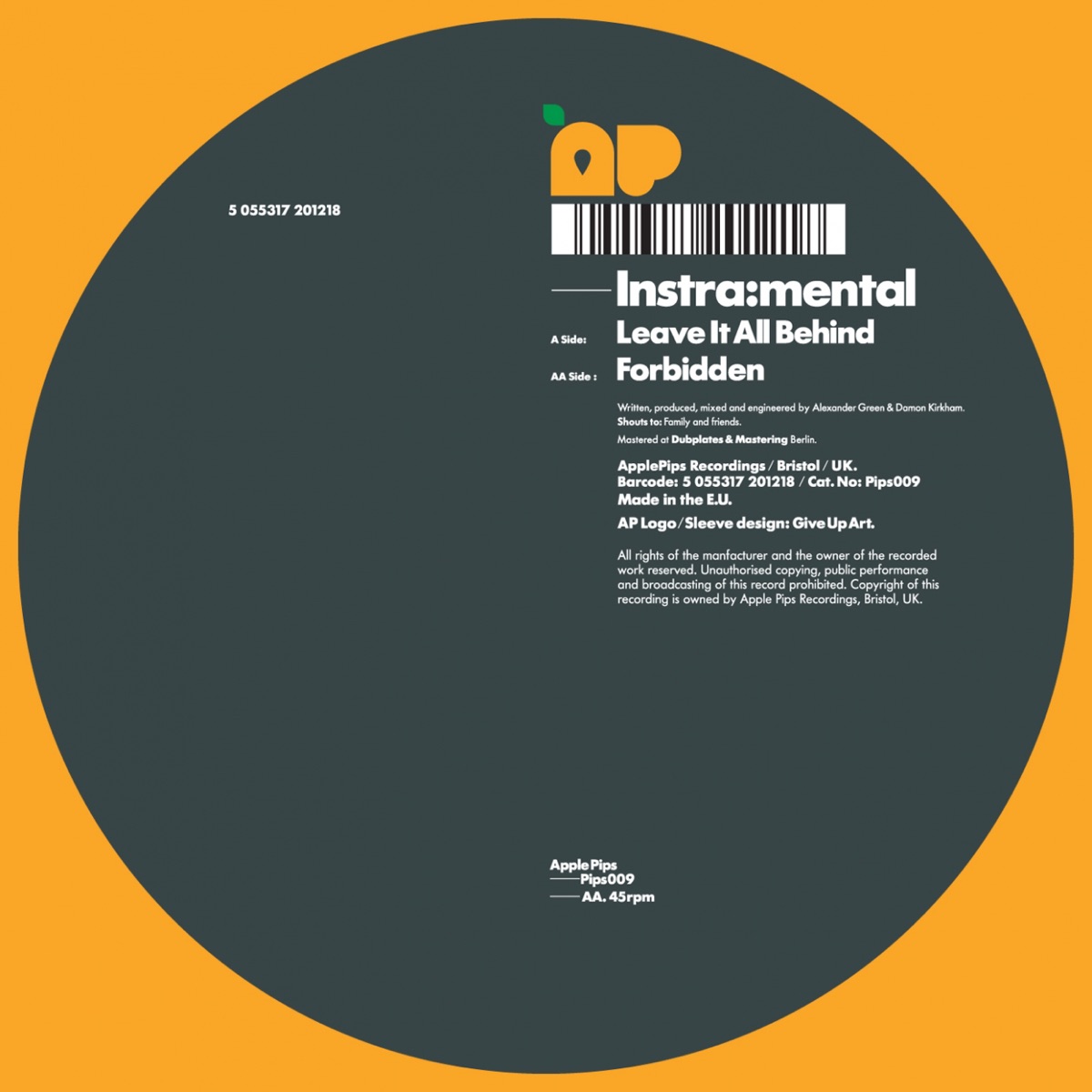Forbidden - Single by Instra:mental album cover