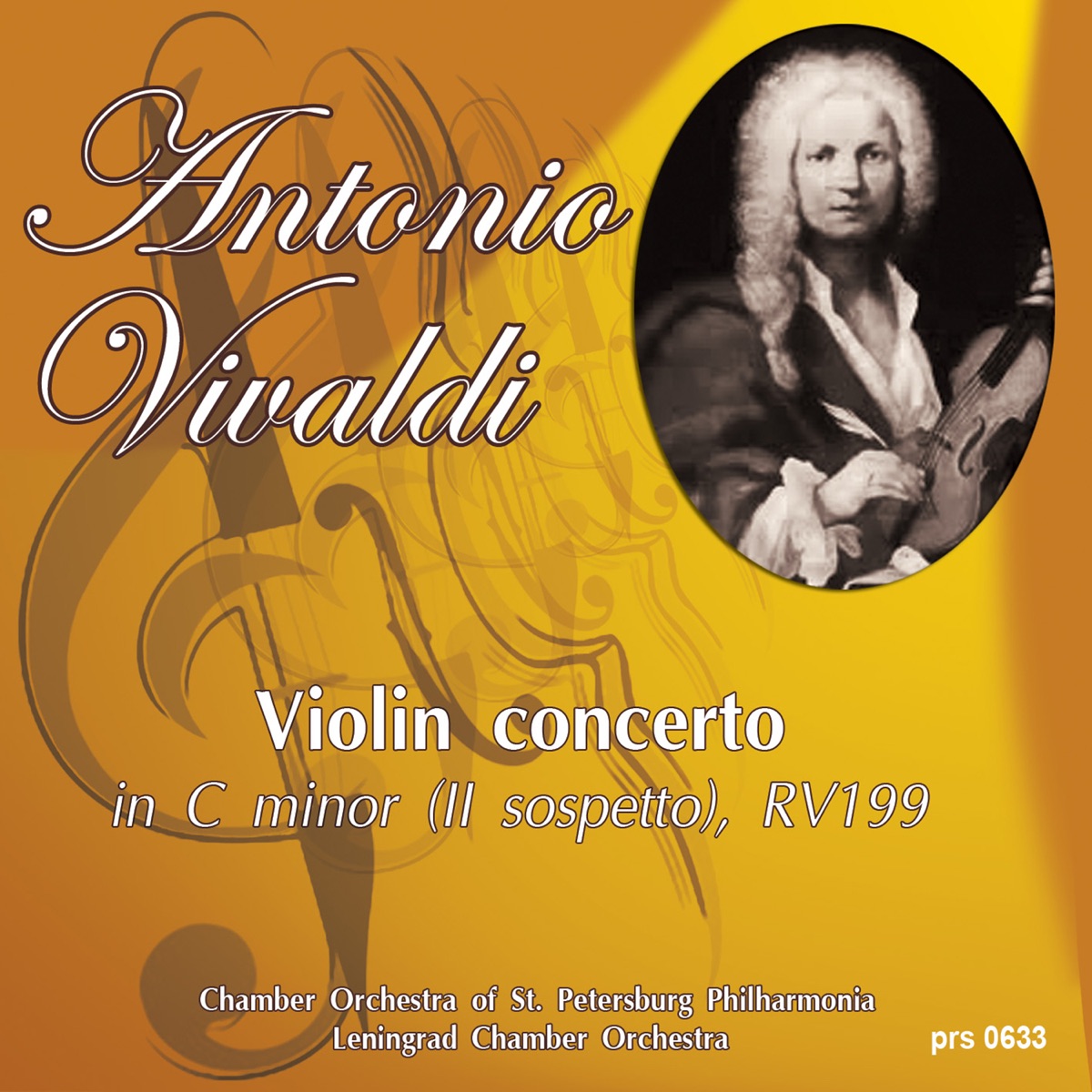Vivaldi: Violin Concerto in C Minor, RV 199 "Il Sospetto" - Single by Leningrad Chamber Orchestra & Lazar Gozman album cover