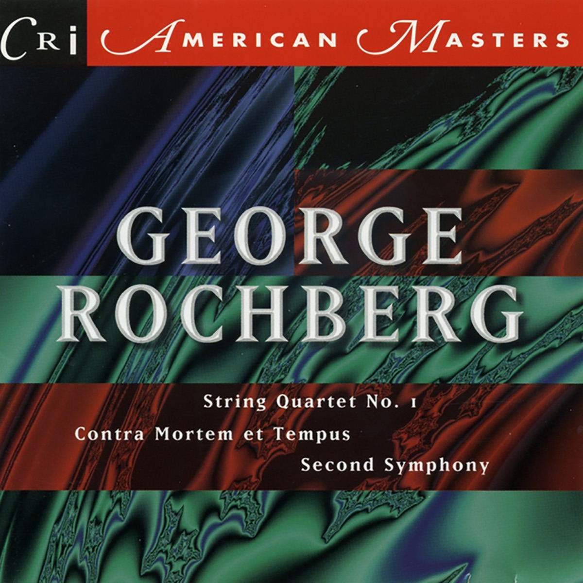 Music of George Rochberg, Vol. 1 by New York Philharmonic, Concord String Quartet & Aeolian Quartet of Sarah Lawrence College album cover