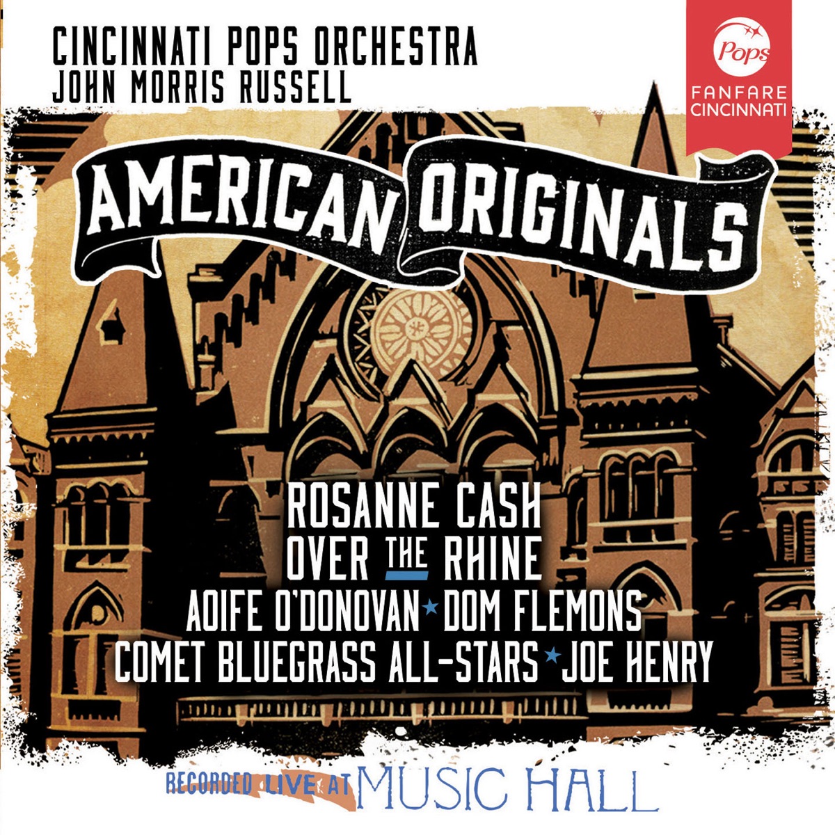 American Originals (Live) by Cincinnati Pops Orchestra & John Morris Russell album cover