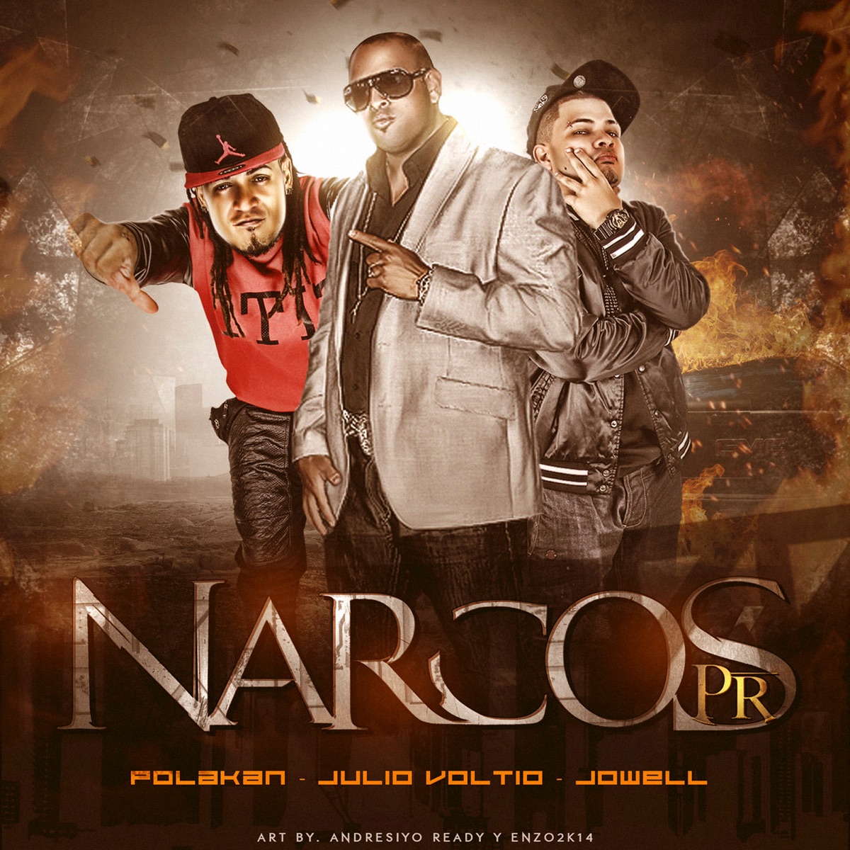 Narcos Pr - Single by Jowell, Polakan & Julio Voltio album cover