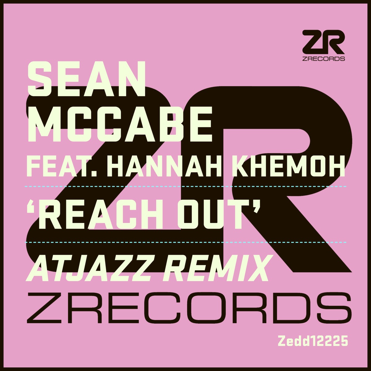Reach Out feat. Hannah Khemoh (Atjazz Remix) - Single by Sean McCabe album cover