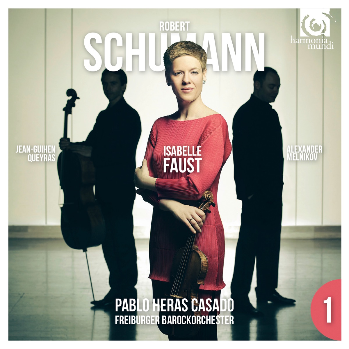Schumann: Violin Concerto & Piano Trio by Isabelle Faust, Alexander Melnikov & Jean-Guihen Queyras album cover