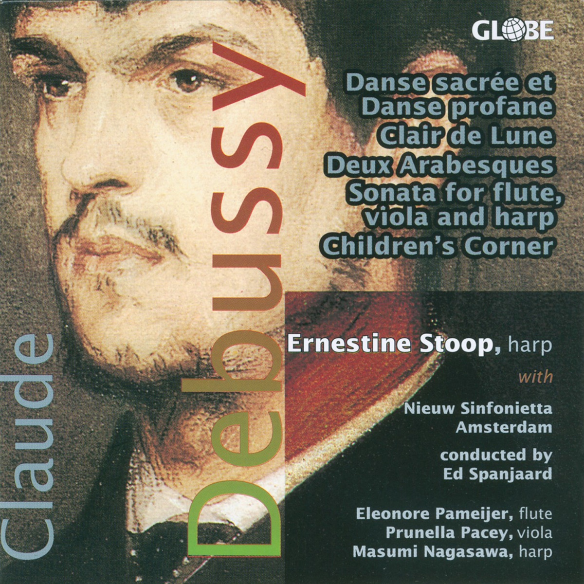 Debussy: Harp Works by Ernitine Stoop & Amsterdam Sinfonietta album cover