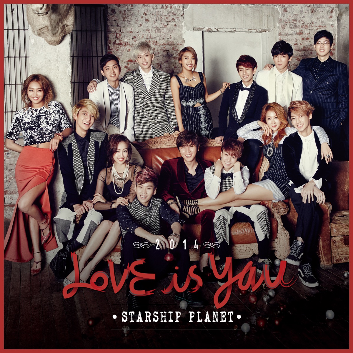 Starship Planet : Love Is You (From "Starship Planet 2014") - Single by K.Will, SISTAR, Junggigo, Mad Clown, BOYFRIEND & Jooyoung album cover