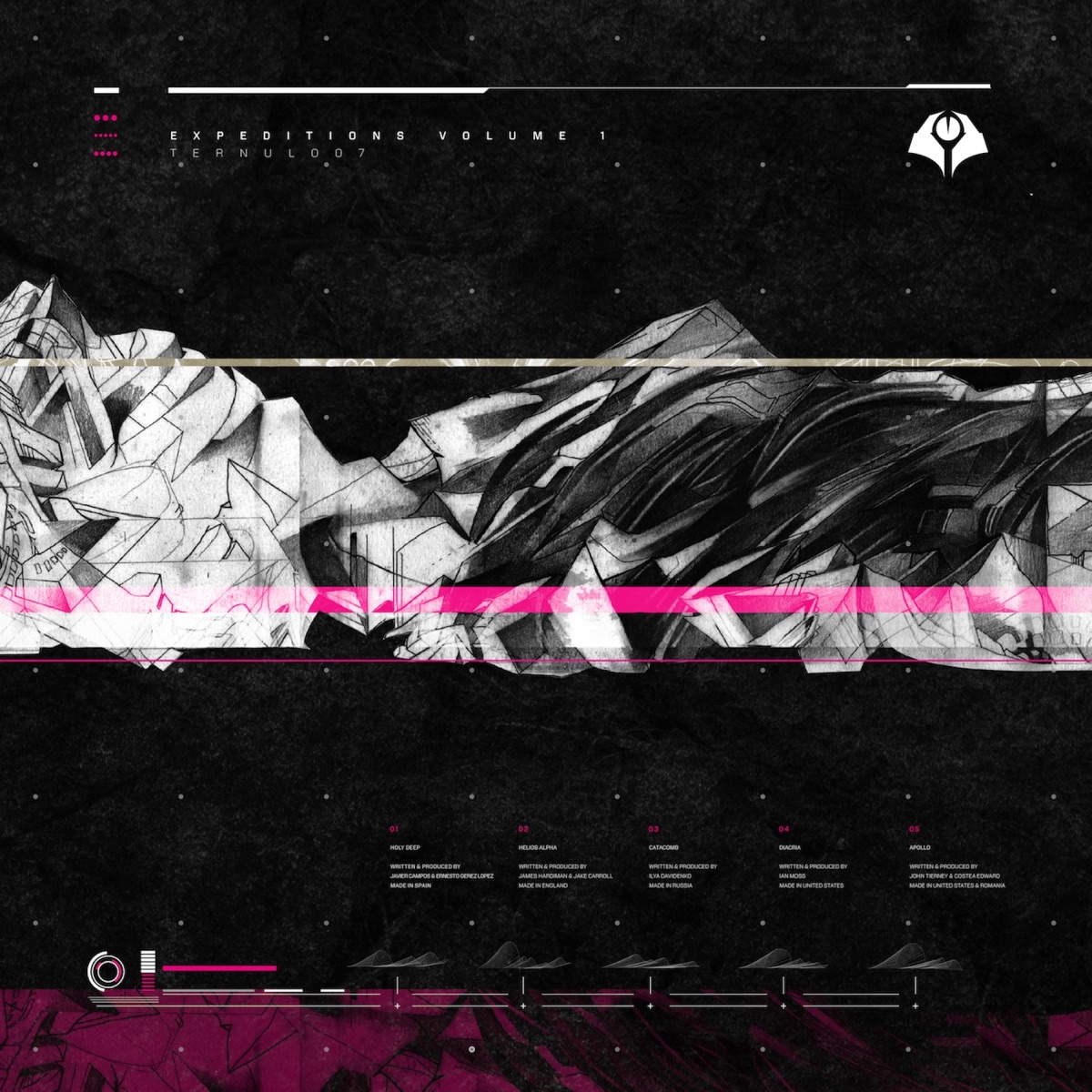 Expeditions Volume 1 - EP by Clima, The Last Hero, Dailiv, Cirrus, Dyl & Epilleptech album cover