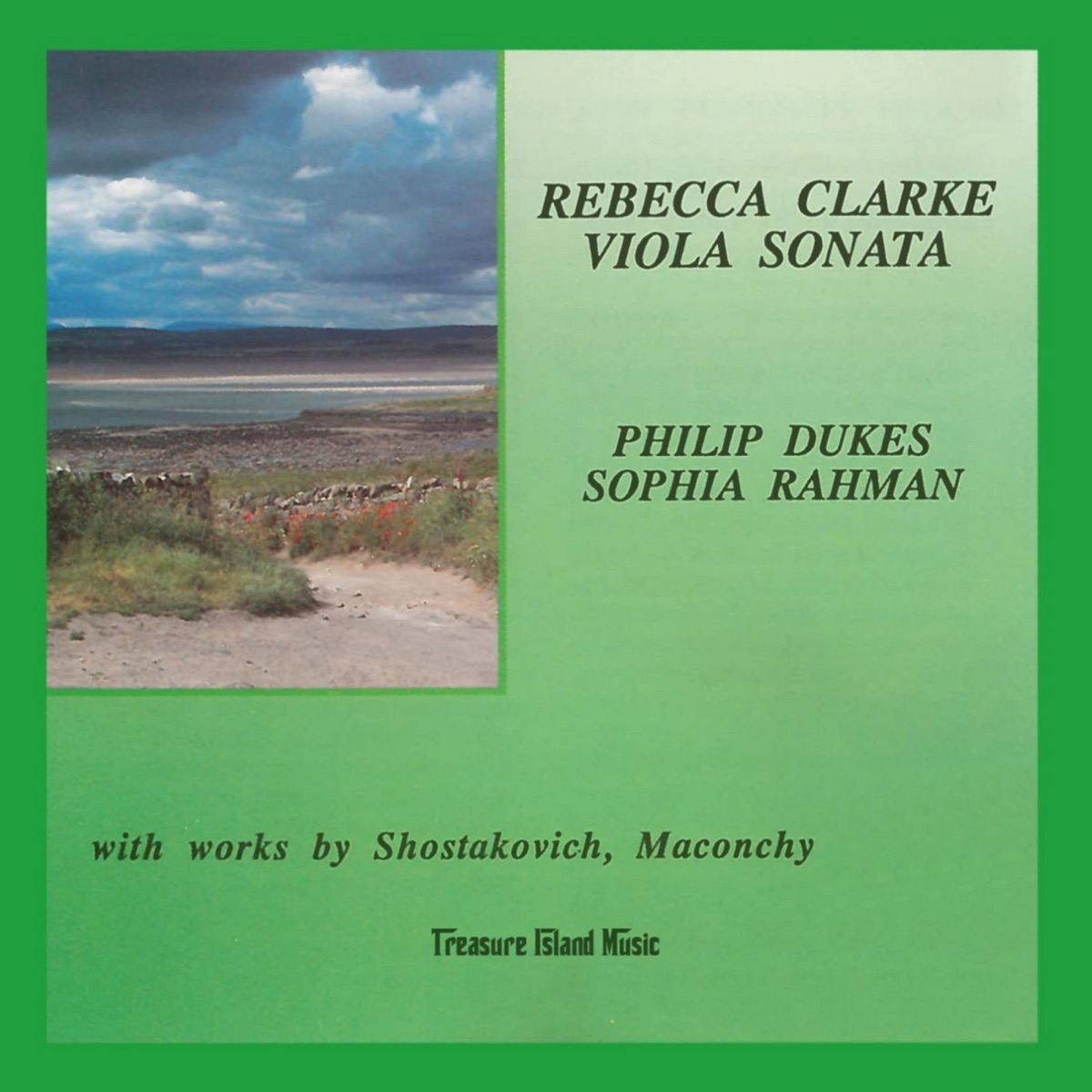 Rebecca Clarkle Viola Sonata by Philip Dukes & Sophia Rahman album cover