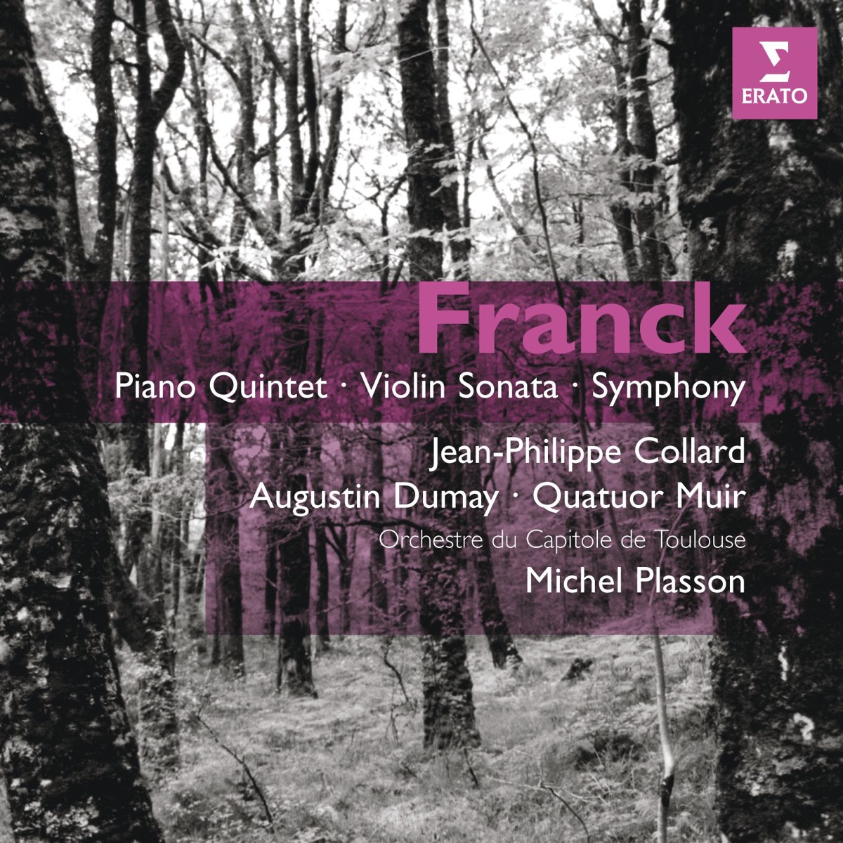Franck: Symphony, Symphonic Variations etc by Jean-Philippe Collard & Michel Plasson album cover