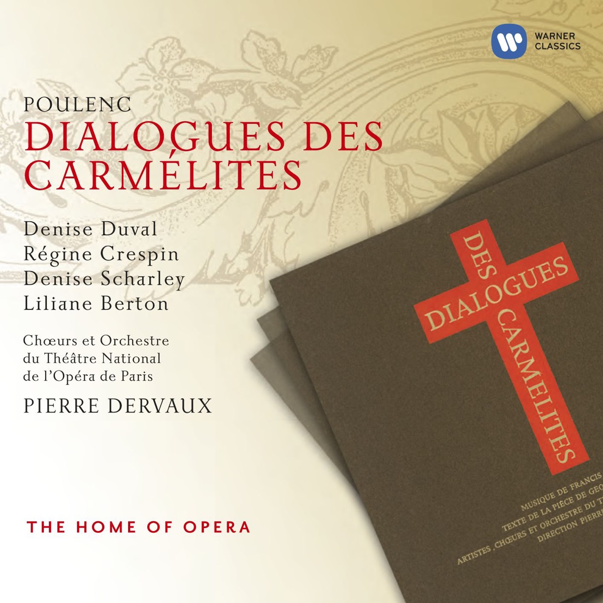 Poulenc: Dialogues des Carmélites by Pierre Dervaux & Paris Opera Orchestra album cover