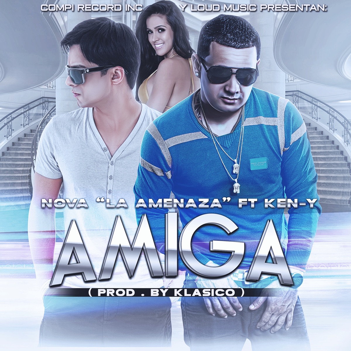 Amiga (feat. Ken-Y) - Single by Nova "La Amenaza" album cover