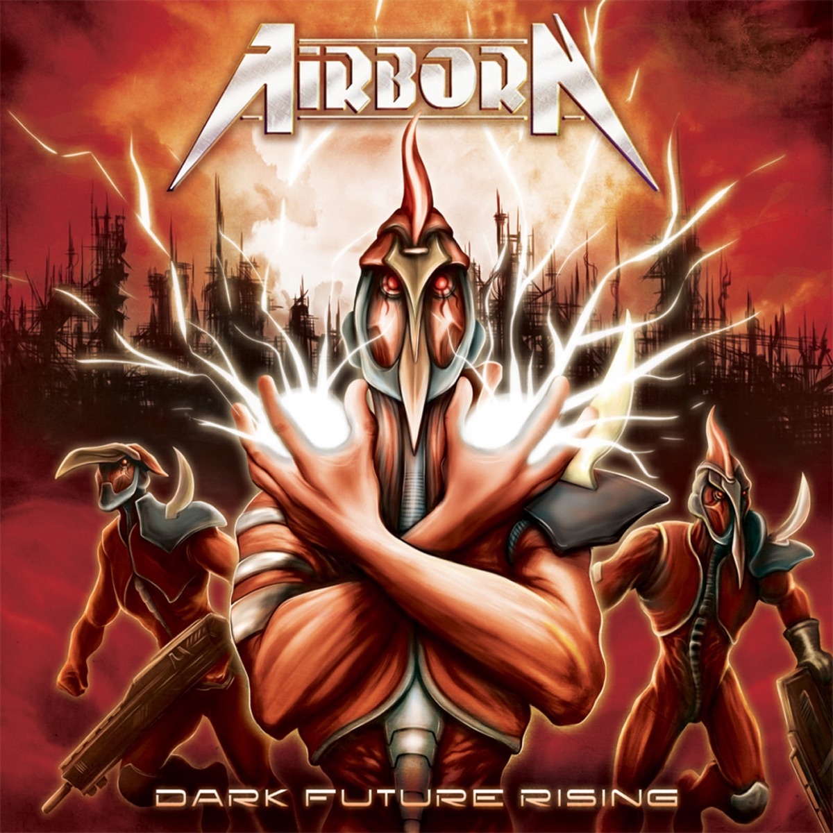 Dark Future Rising by Airborn album cover
