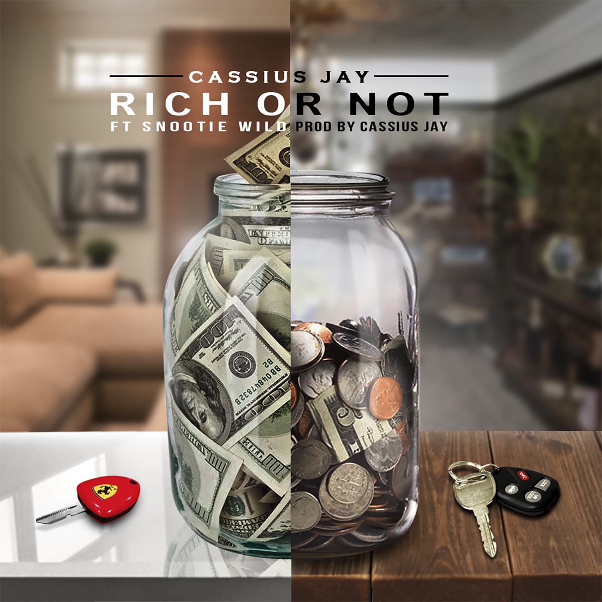 Rich or Not - Single by Snootie Wild & Cassius Jay album cover