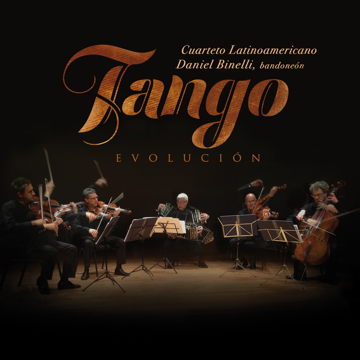 Tango Evolución by Cuarteto Latinoamericano & Daniel Binelli album cover